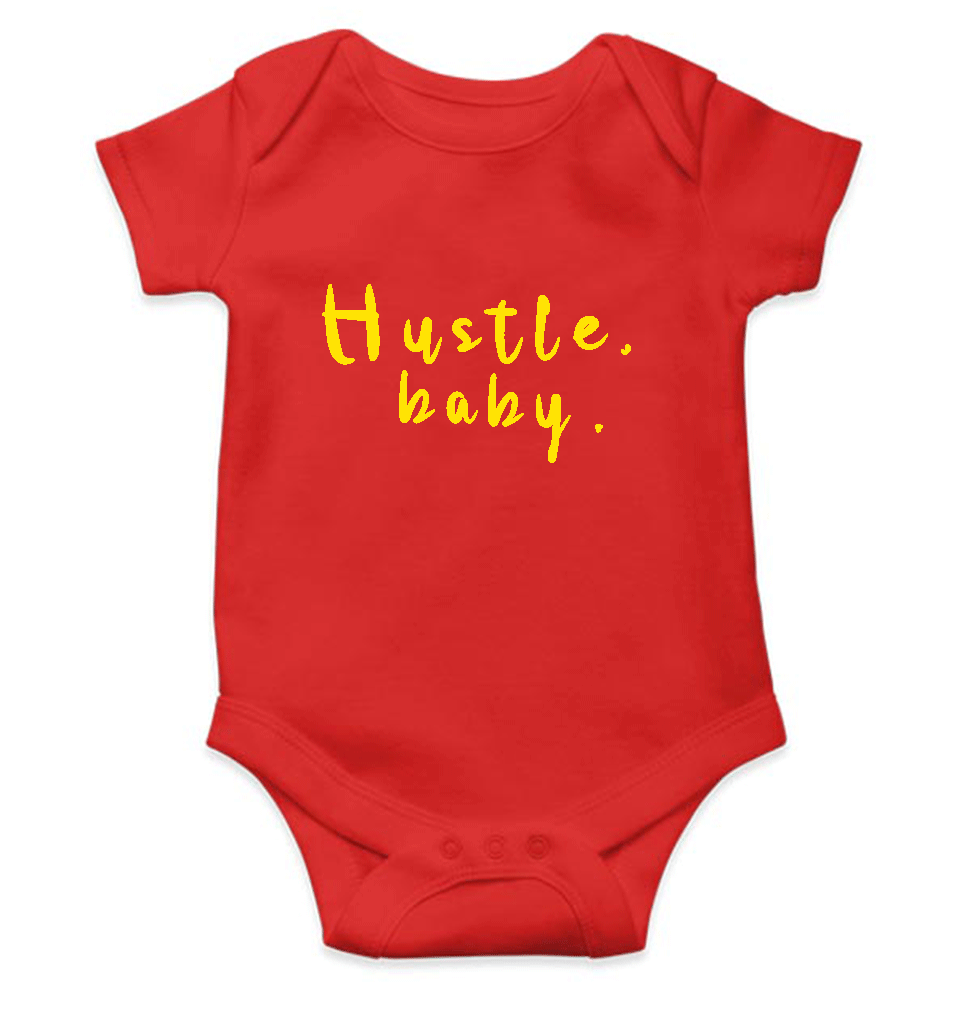 Hustle Baby Rompers for Baby Girl- FunkyTeesClub