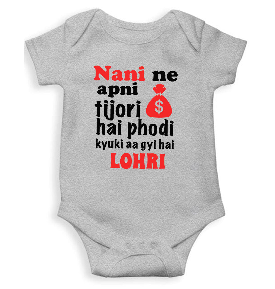 Nani Ki Tijori Lohri Rompers for Baby Boy- FunkyTeesClub