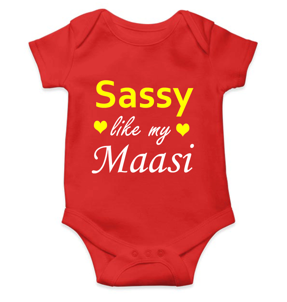 Sassy Like My Masi Rompers for Baby Boy- FunkyTeesClub
