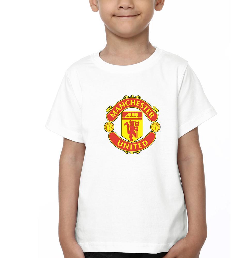 Manchester United Half Sleeves T-Shirt for Boy-FunkyTeesClub