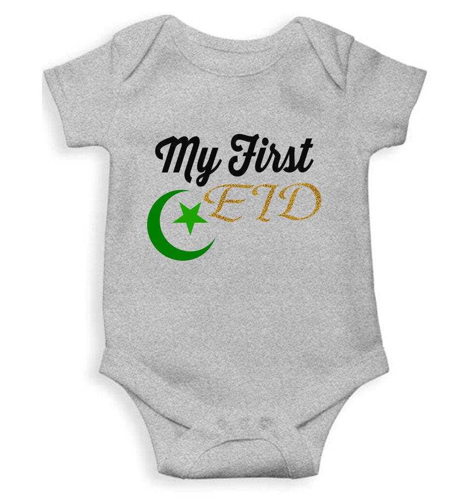 My 1st Eid Rompers for Baby Girl- FunkyTeesClub