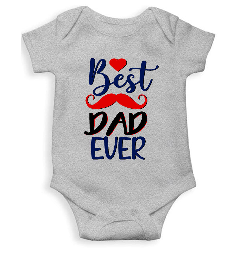Best Dad Ever Fathers Day Rompers for Baby Boy- FunkyTeesClub