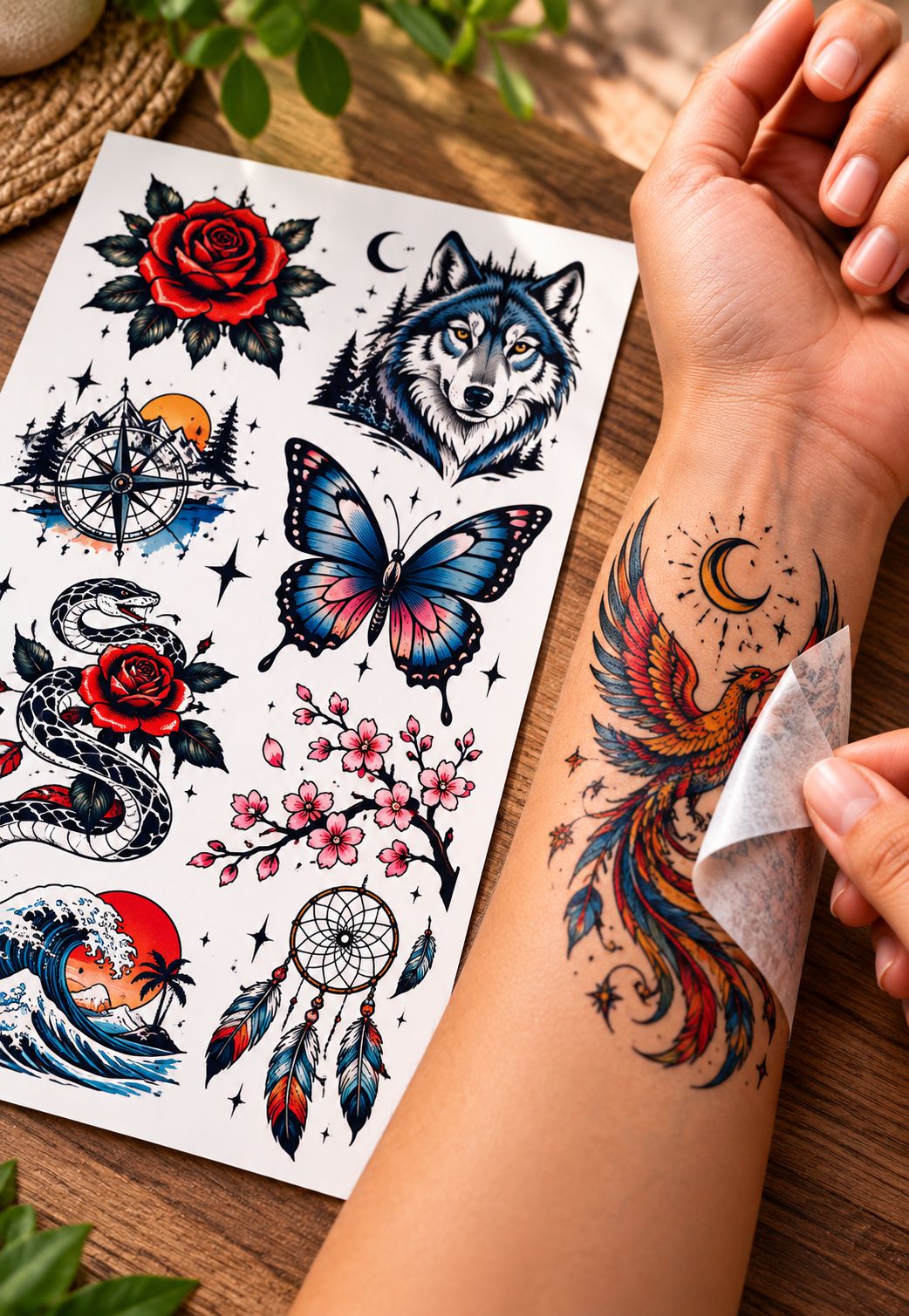 Custom Temporary Tattoo | Personalized Tattoo