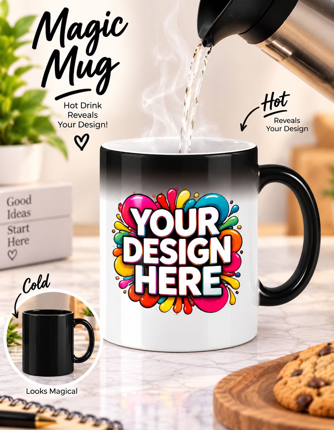Custom Magic Coffee Mug | 11 Oz Personalized Color-Changing Mug