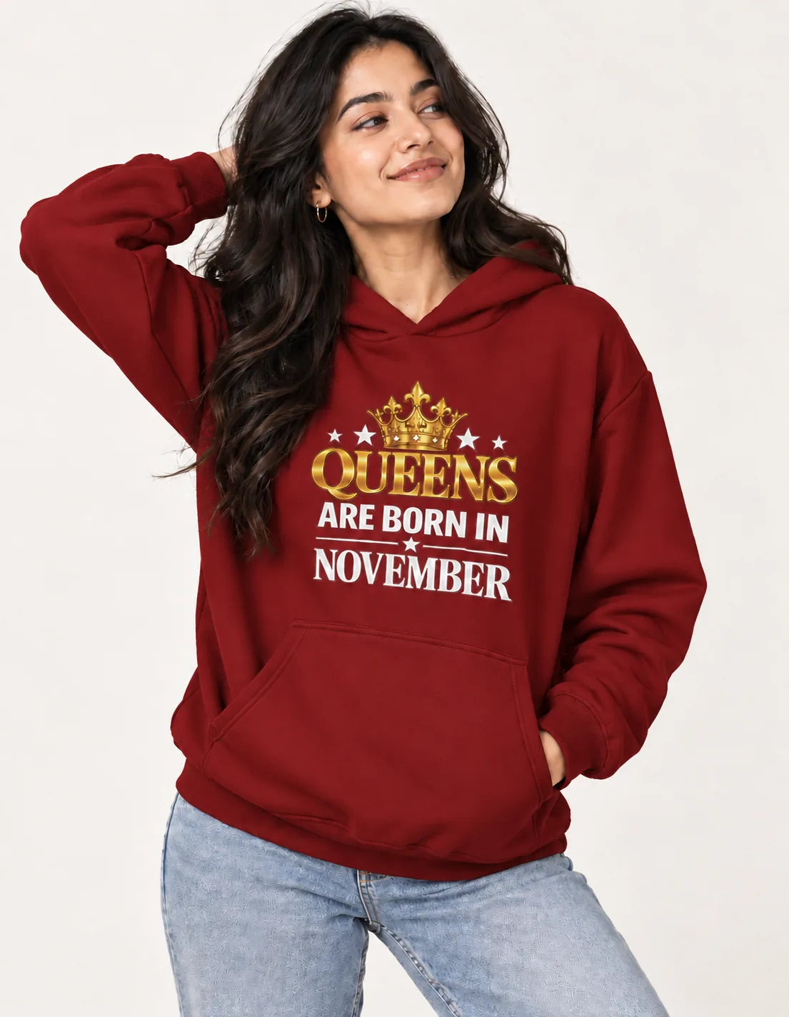 Queens Are Born in November Women's Hoodie