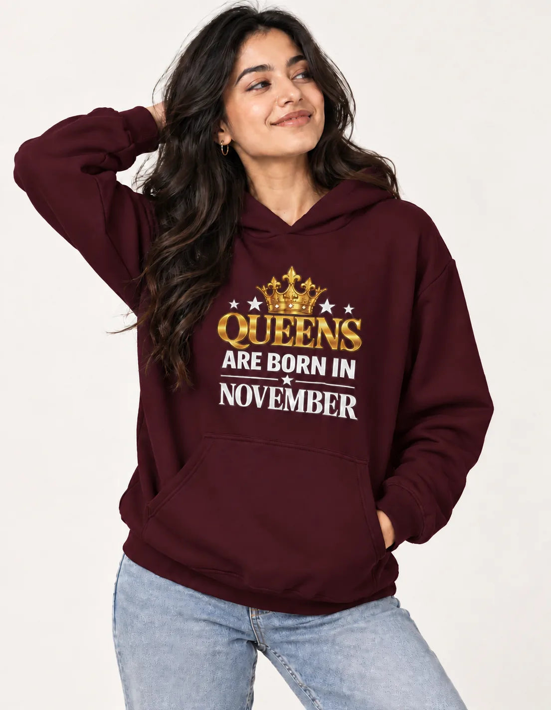 Queens Are Born in November Women's Hoodie
