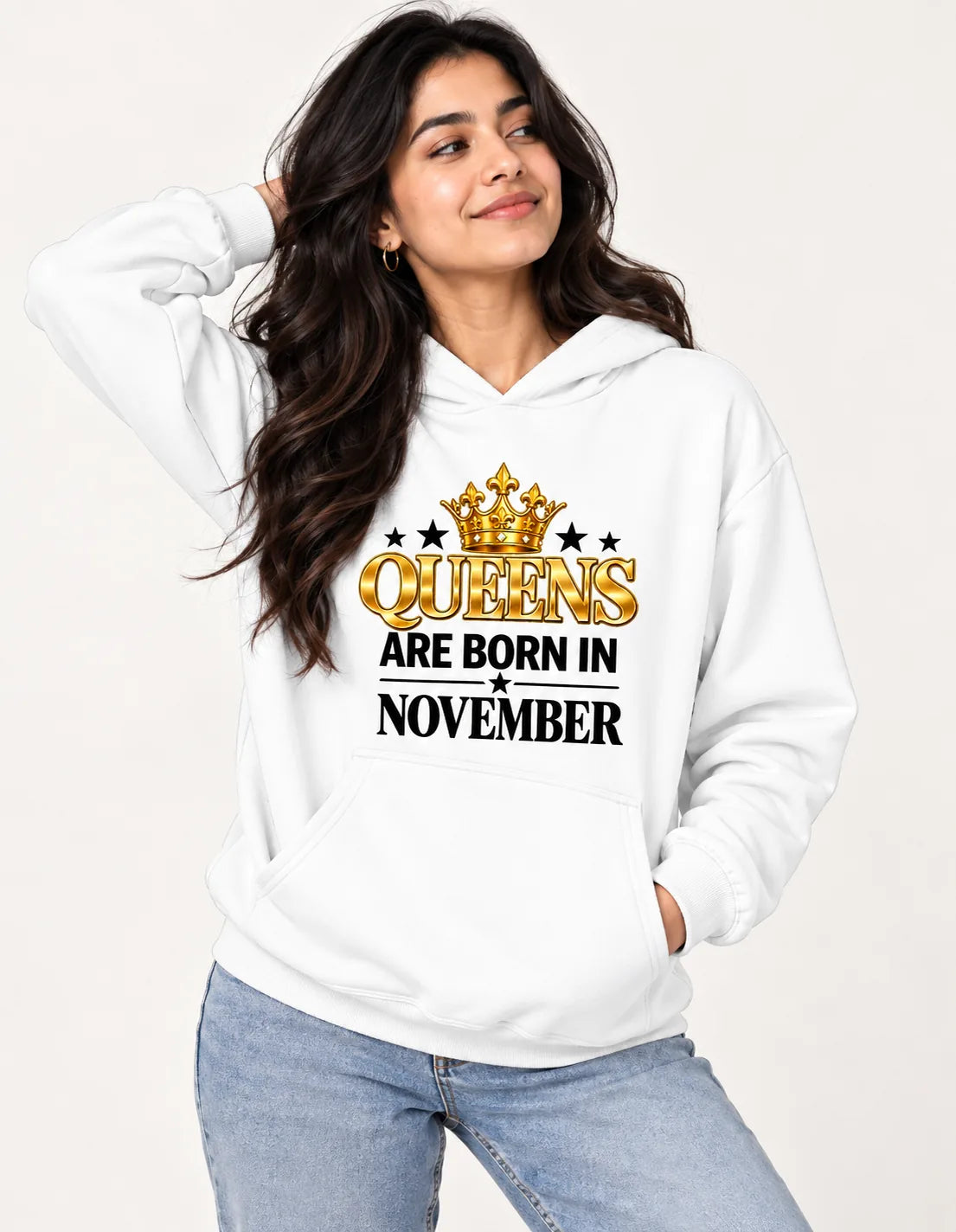 Queens Are Born in November Women's Hoodie