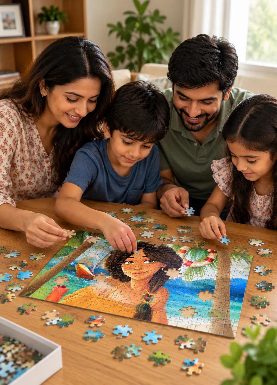 Custom Photo Jigsaw Puzzle – 120 Pieces | Personalized Gift