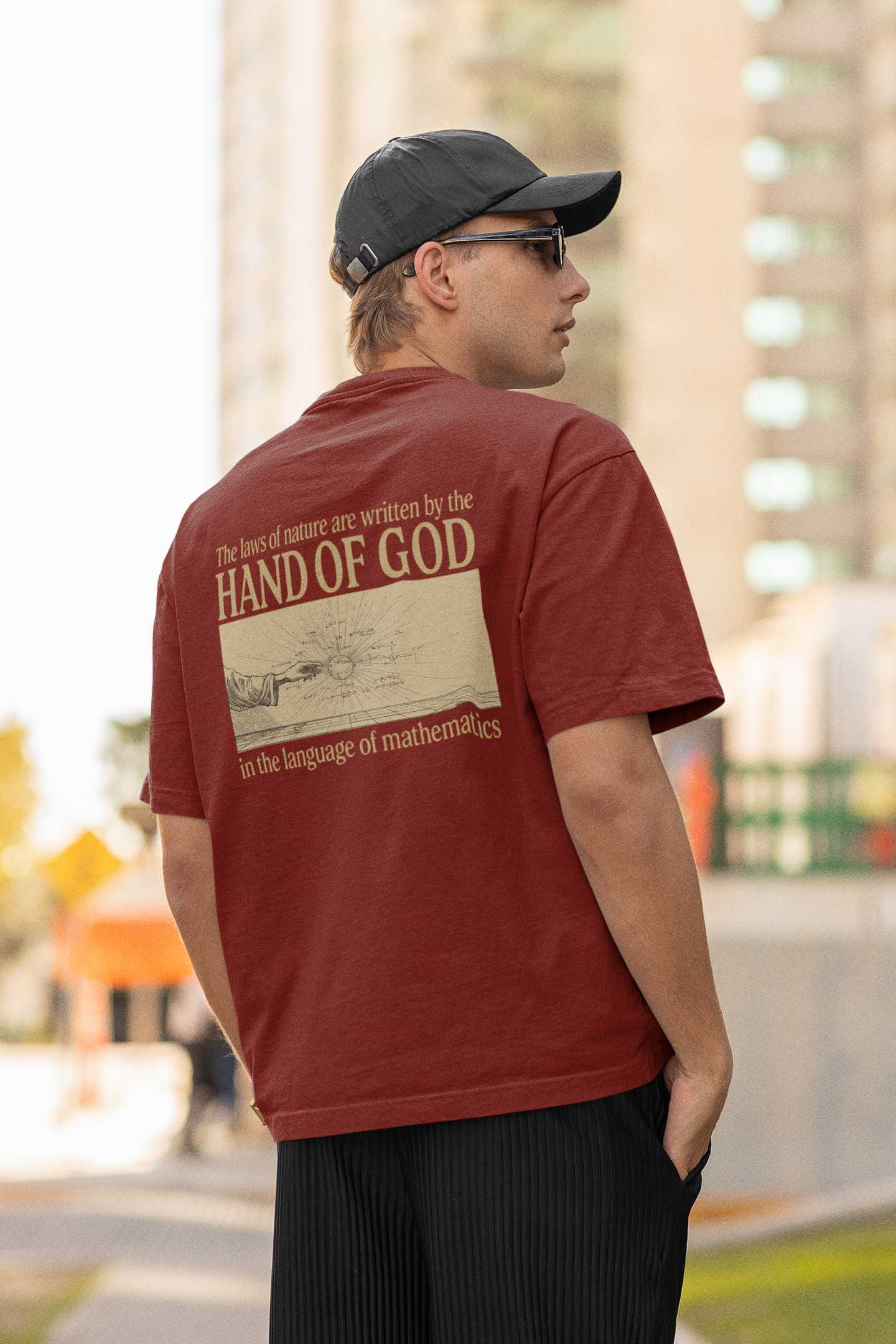 Hand of God Graphic T-Shirt for Men | 100% Cotton Premium Half Sleeve Tee – FunkyTeesClub