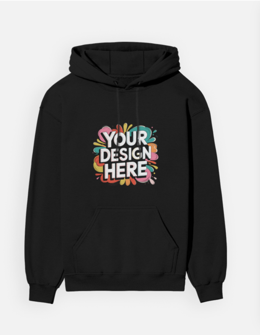 Custom Printed Hoodie | Personalized Unisex Hoodie with Logo, Text or Photo | FunkyTeesClub