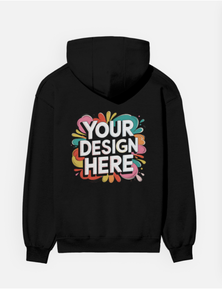 Custom Printed Hoodie | Personalized Unisex Hoodie with Logo, Text or Photo | FunkyTeesClub