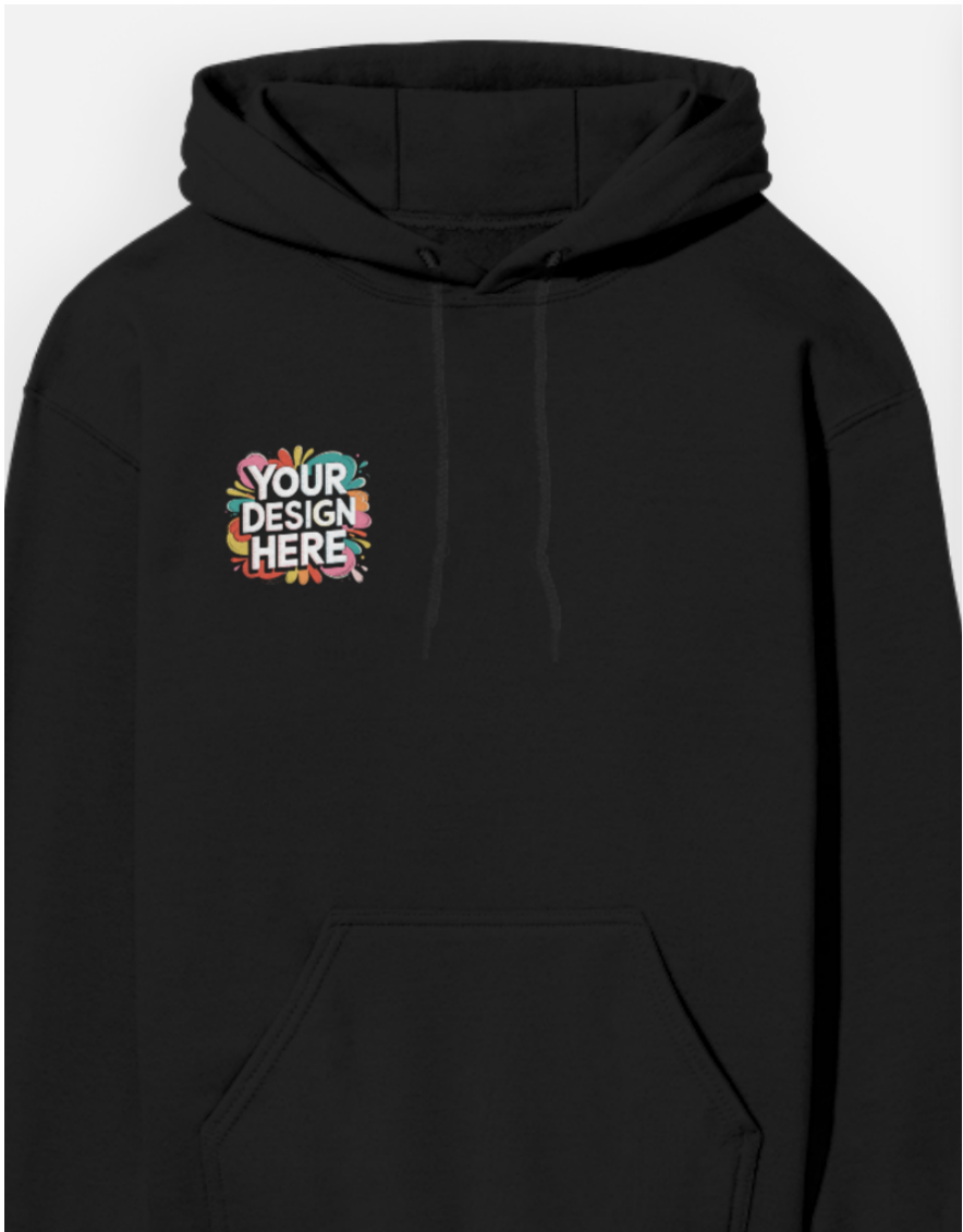Custom Printed Hoodie | Personalized Unisex Hoodie with Logo, Text or Photo | FunkyTeesClub