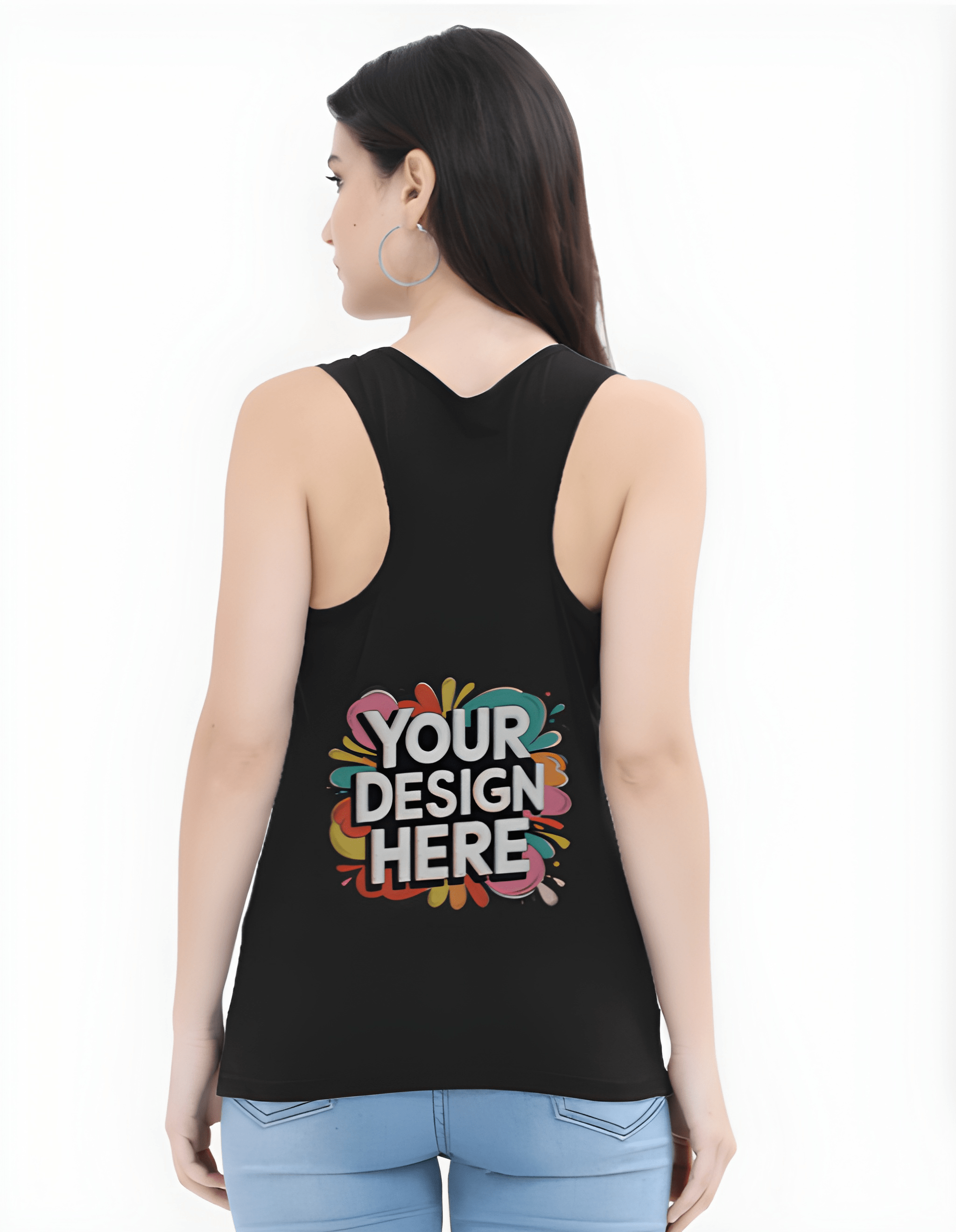 Custom Printed Women’s Tank Top | Personalized Tank Top with Logo, Text or Photo | FunkyTeesClub
