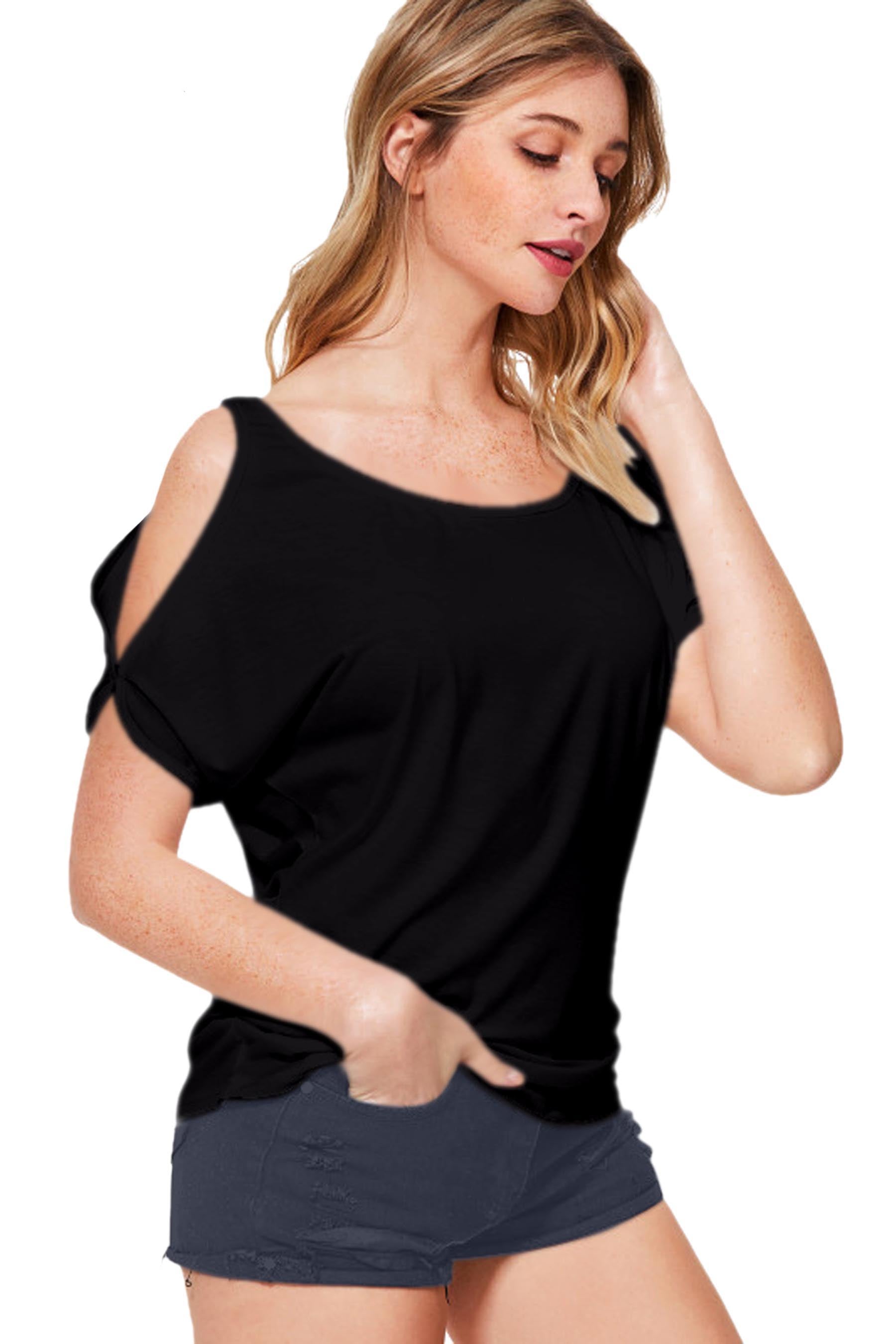 Designer Round Neck Fancy Sleeves Top for Girls and Women-FunkyTeesClub