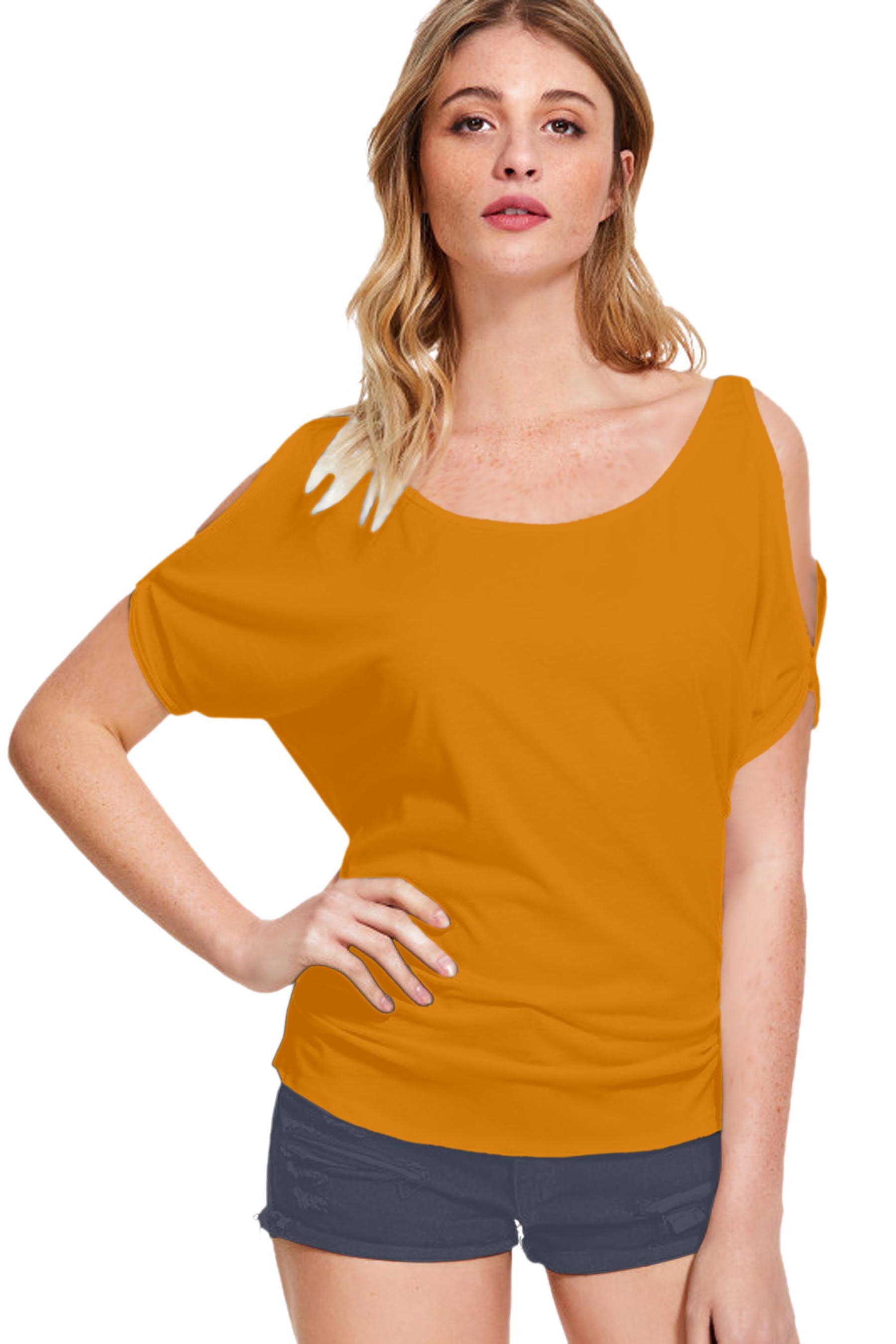 Designer Round Neck Fancy Sleeves Top for Girls and Women-FunkyTeesClub