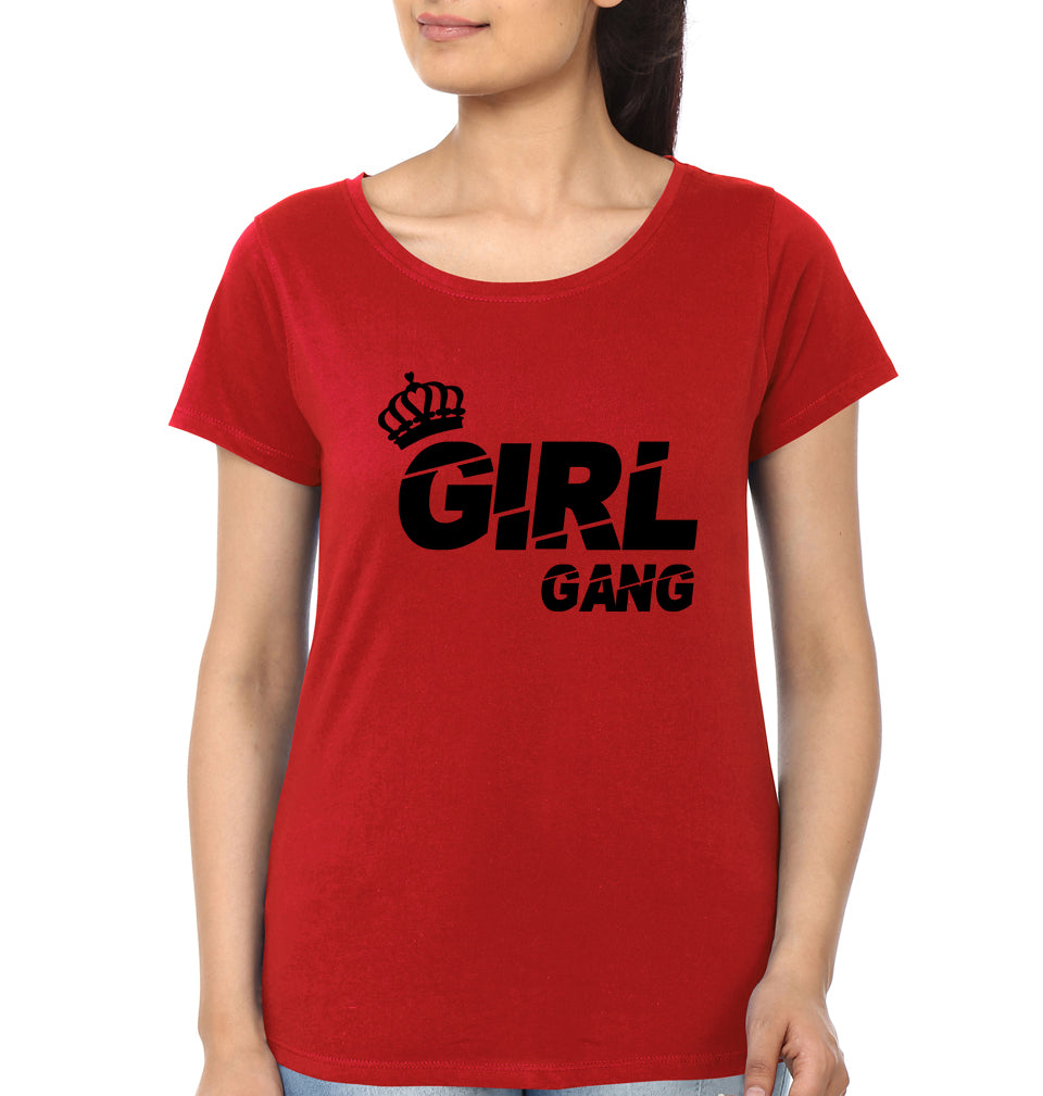 Girl Gang BFF Half Sleeves T-Shirts-FunkyTeesClub