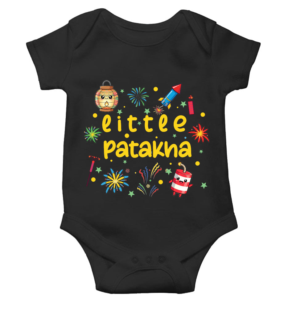 Little Patakha Diwali Rompers for Baby Girl- FunkyTeesClub