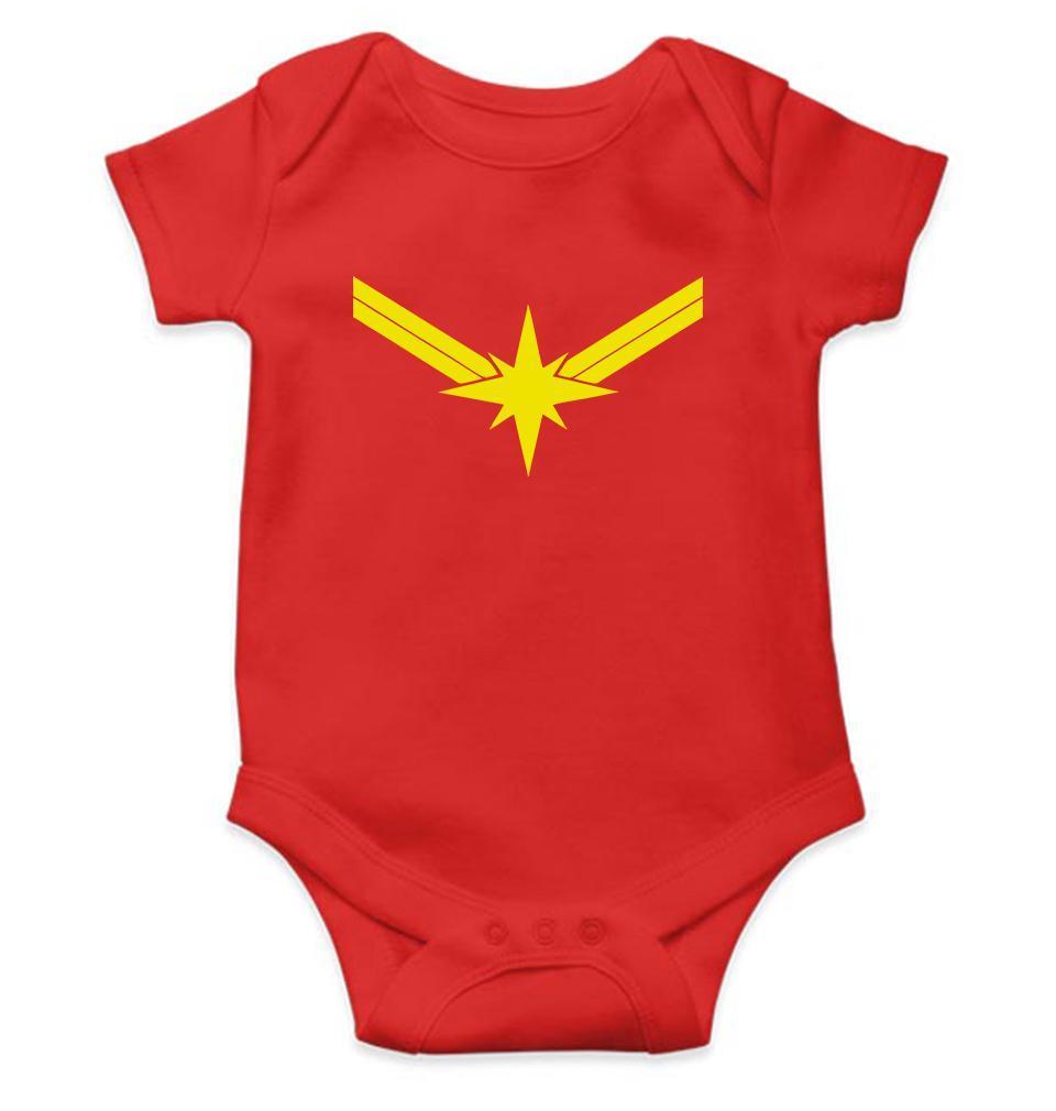 Captain Marvel Superhero Rompers for Baby Boy - FunkyTradition FunkyTradition