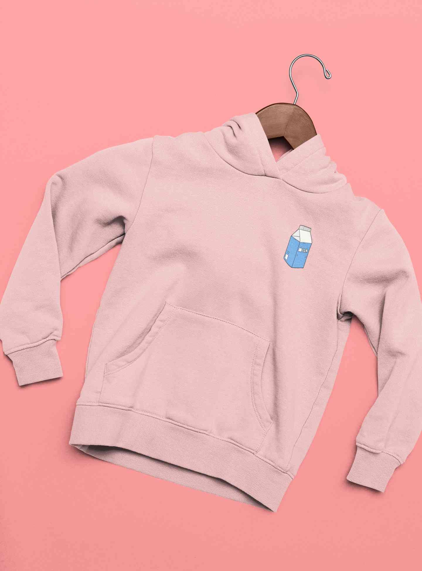 Milk Minimals Hoodies for Women-FunkyTeesClub