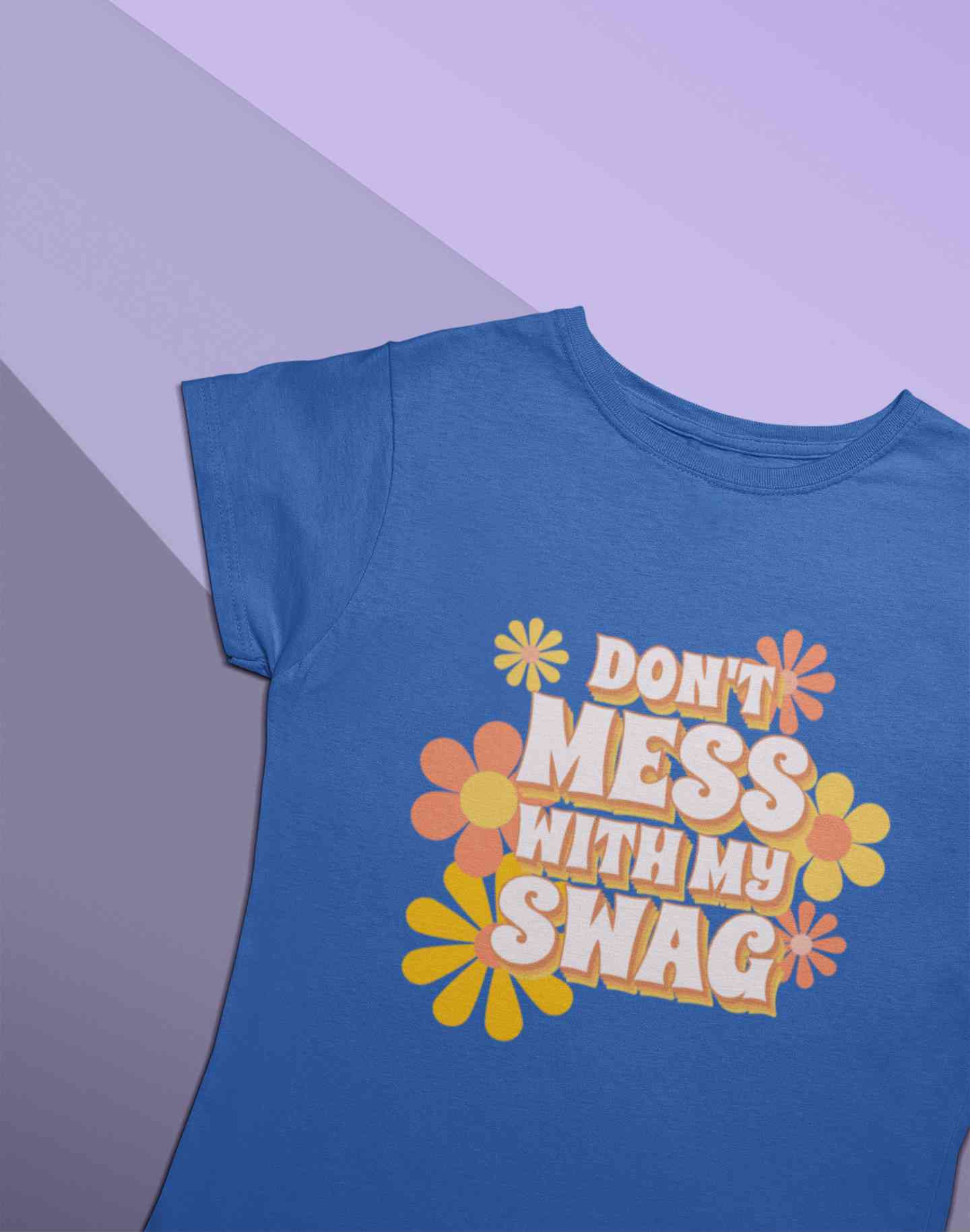 Quotes With Retro Typography Women Half Sleeves T-shirt- FunkyTeesClub