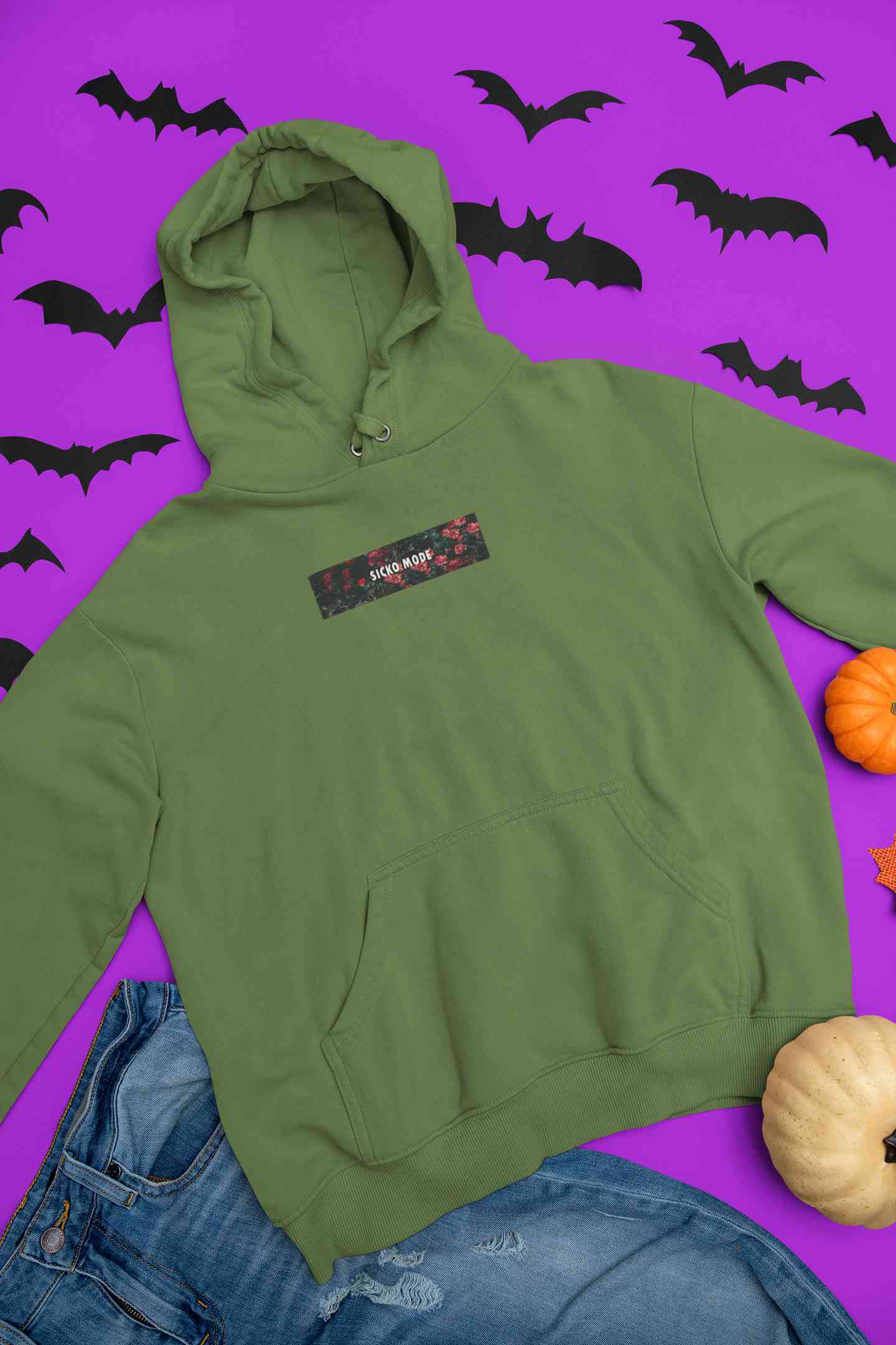Sicko Mode Minimals Hoodies for Women-FunkyTeesClub