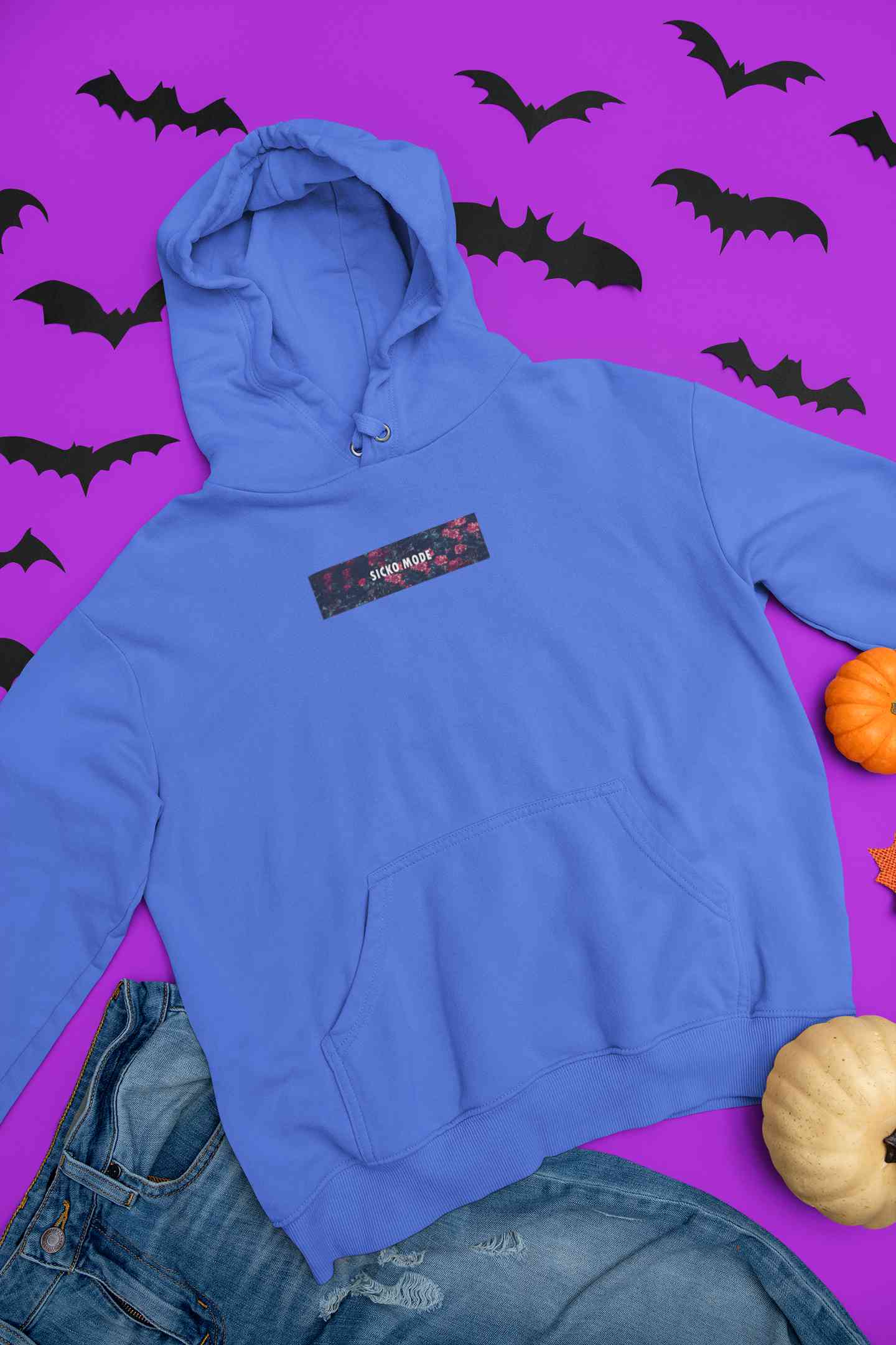 Sicko Mode Minimals Hoodies for Women-FunkyTeesClub