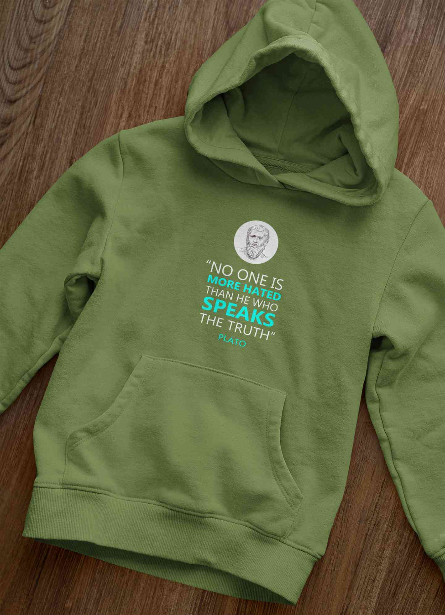 Plato Quote Hoodies for Women-FunkyTeesClub