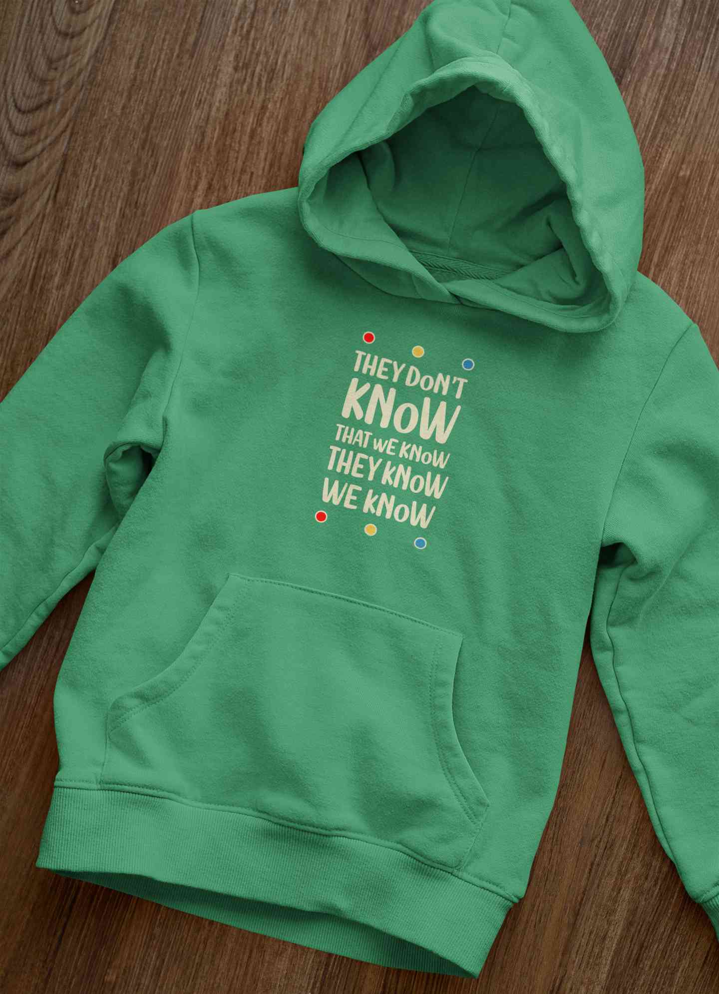 They Do not Know Typography Men Hoodies-FunkyTeesClub