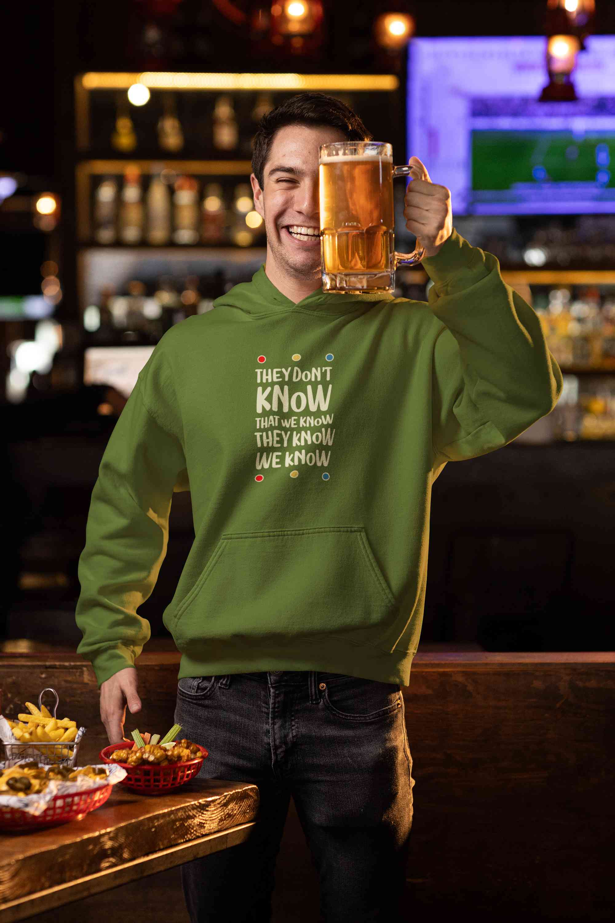 They Do not Know Typography Men Hoodies-FunkyTeesClub