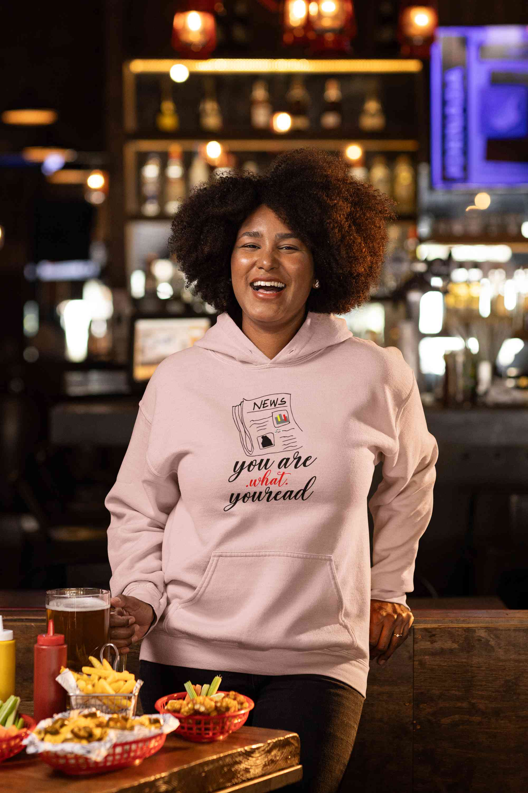 News Quote Graphics Hoodies for Women-FunkyTeesClub