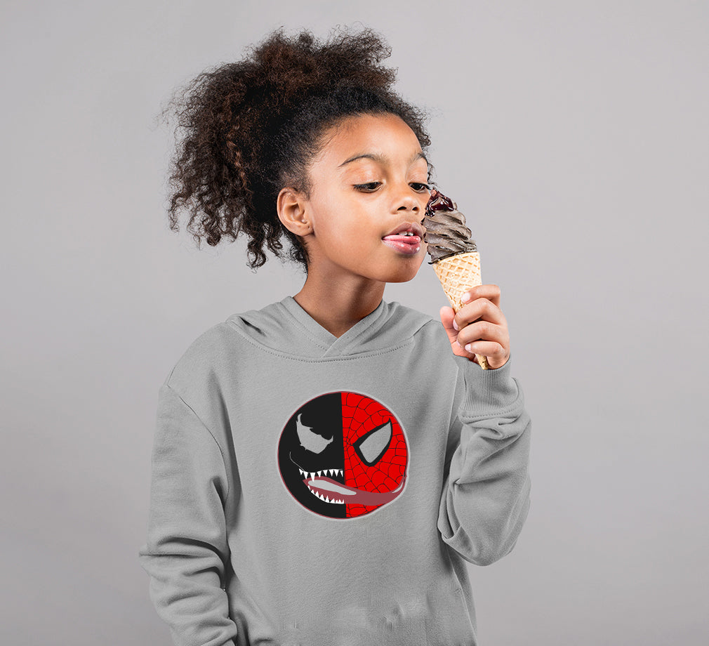 Venom VS Spiderman Girl Hoodies-FunkyTeesClub