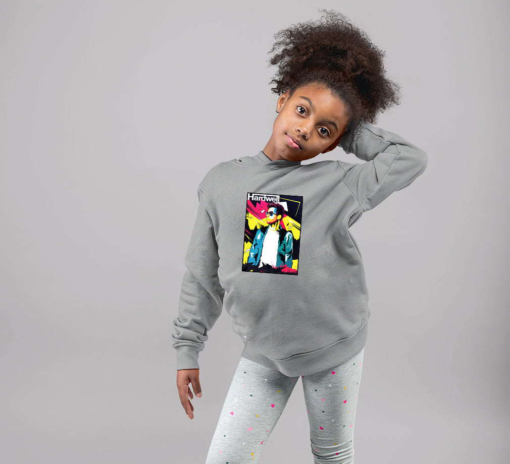 Hardwell abstract Girl Hoodies-FunkyTeesClub