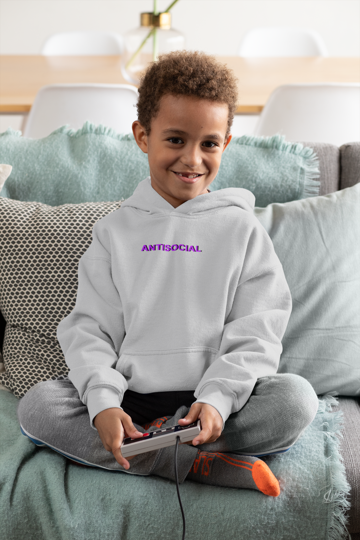 Antisocial Minimal Boy Hoodies-FunkyTeesClub