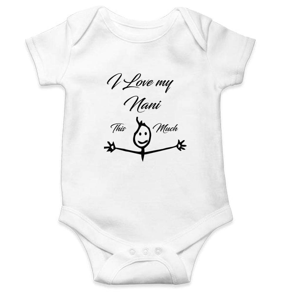 I Love my Nani Rompers for Baby Girl- FunkyTradition FunkyTradition