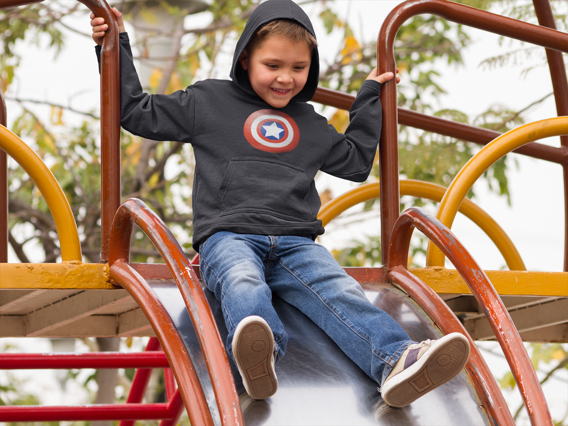 Superhero Boy Hoodies-FunkyTeesClub