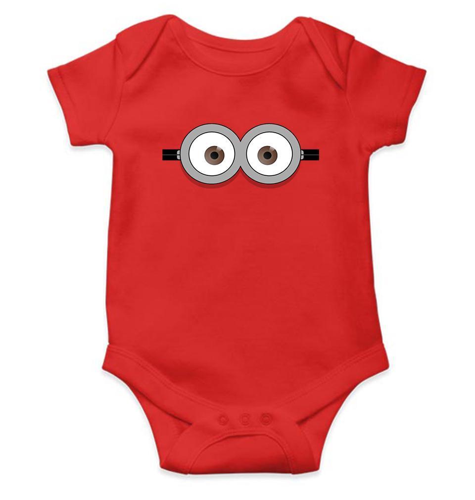 Minion Pop Eyes Rompers for Baby Boy- FunkyTradition FunkyTradition