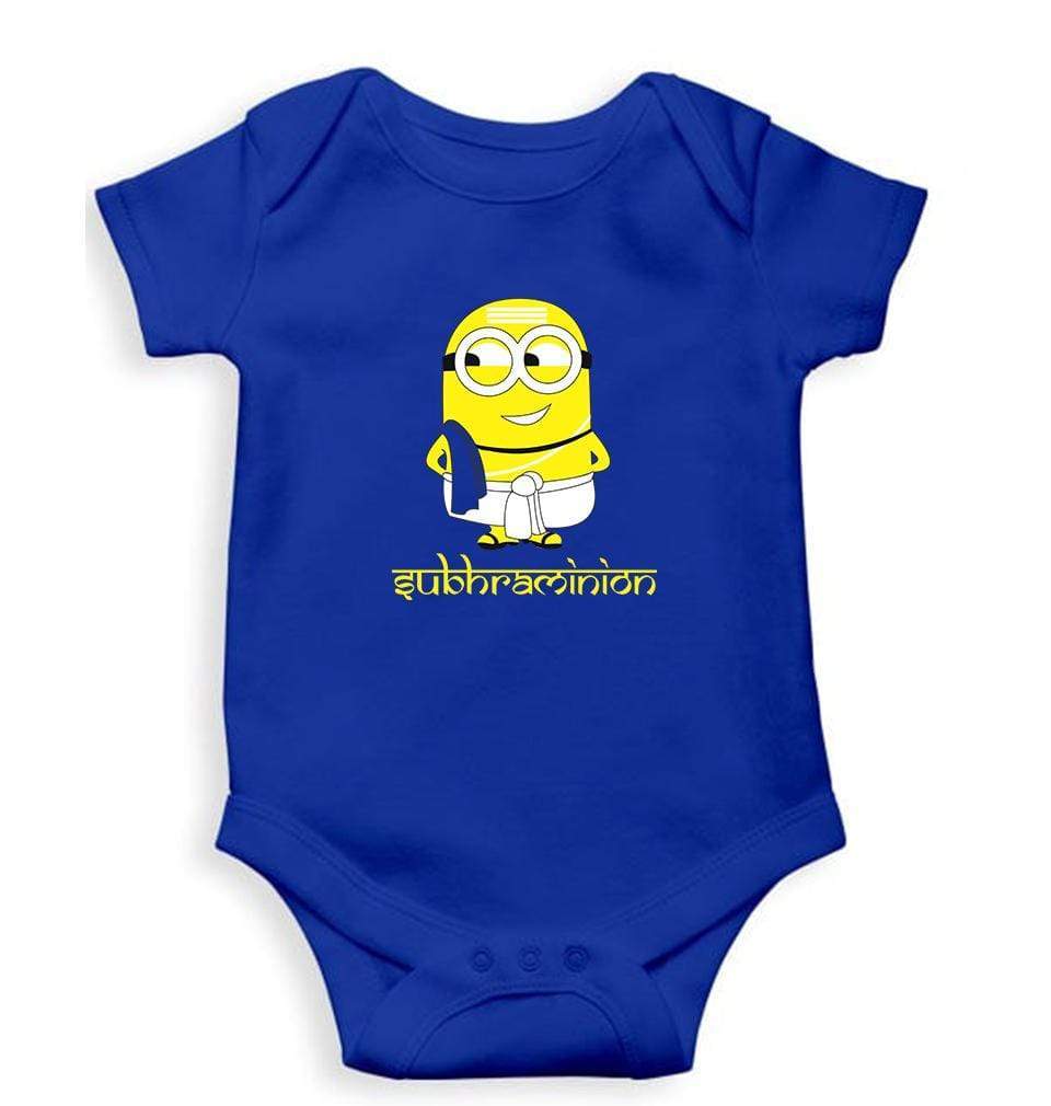 Minion Subhraminion Rompers for Baby Girl- FunkyTradition FunkyTradition
