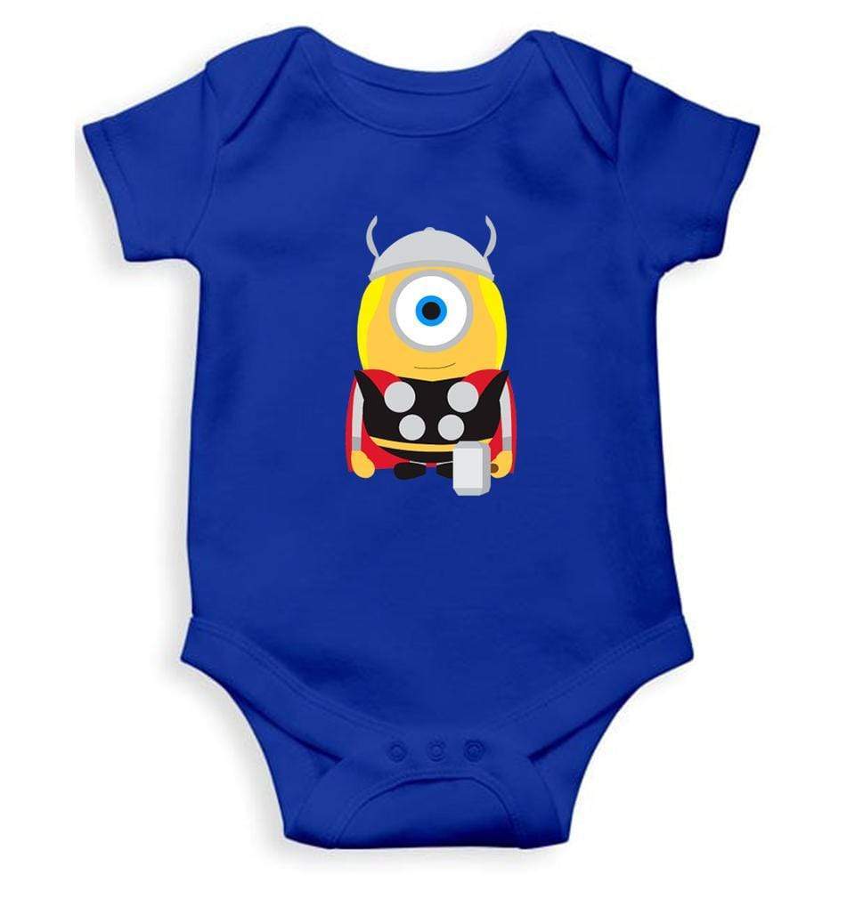 Minion Thor Rompers for Baby Girl- FunkyTradition FunkyTradition