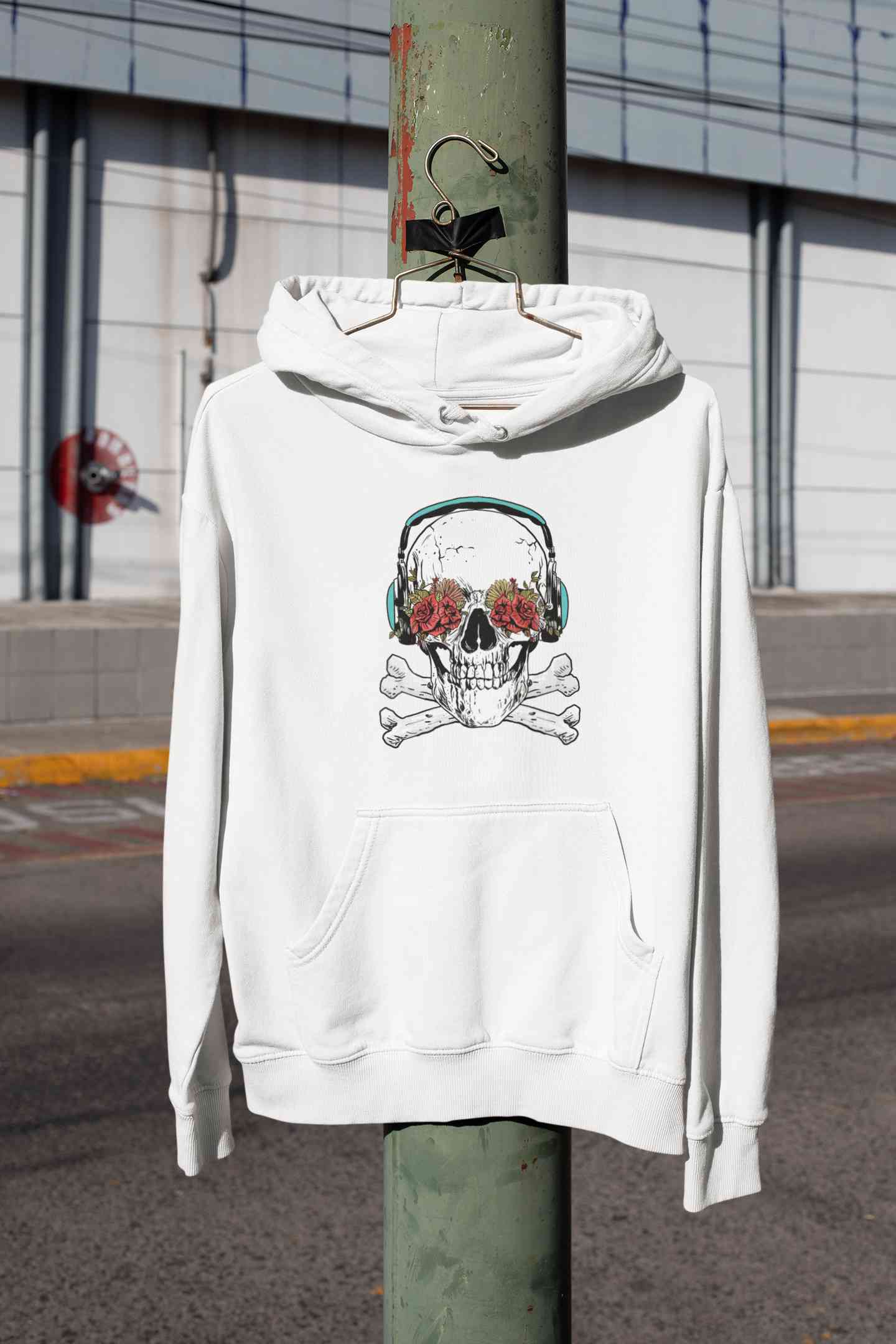 Cool Skull Men Hoodies-FunkyTeesClub