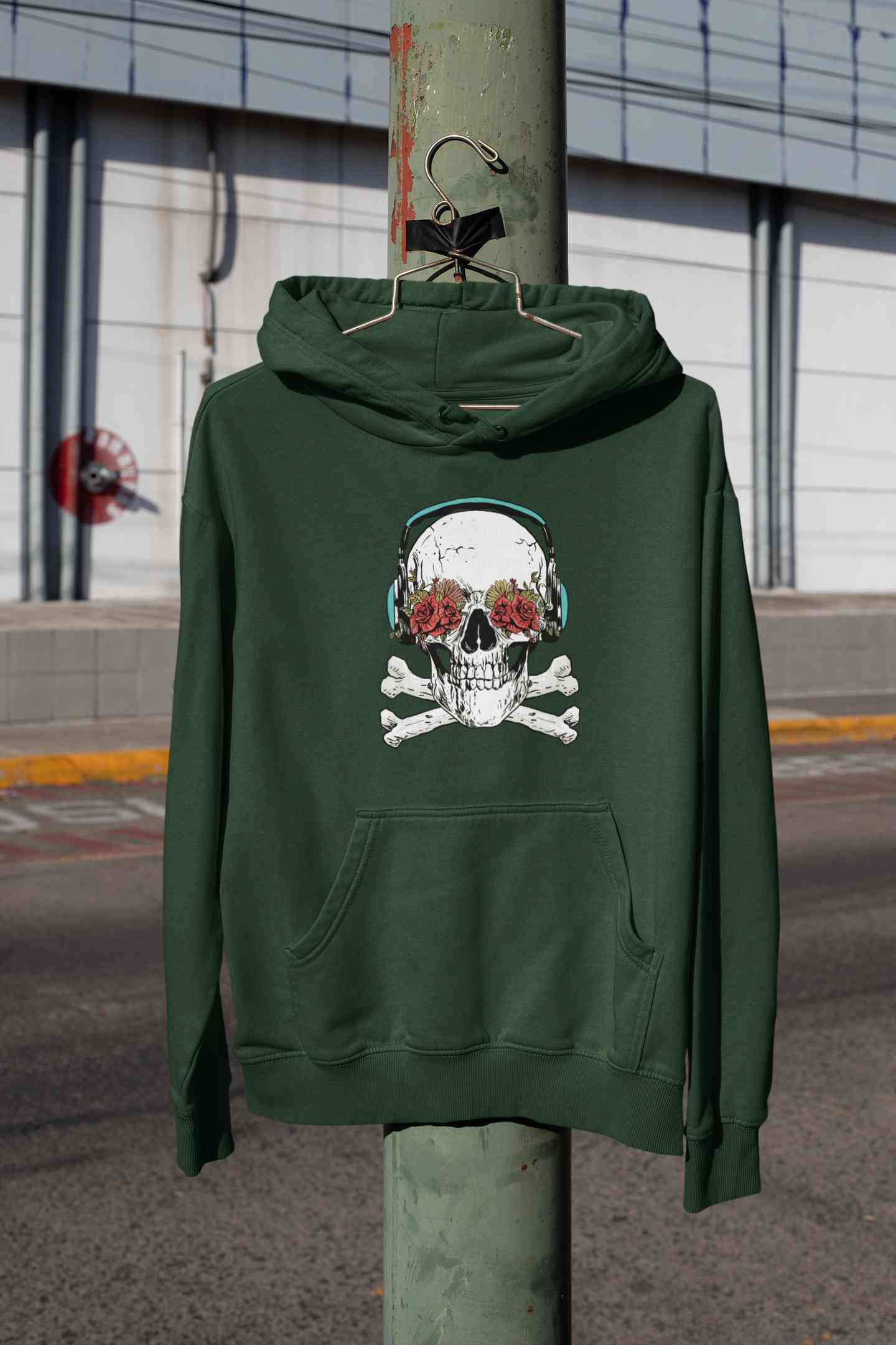 Cool Skull Men Hoodies-FunkyTeesClub