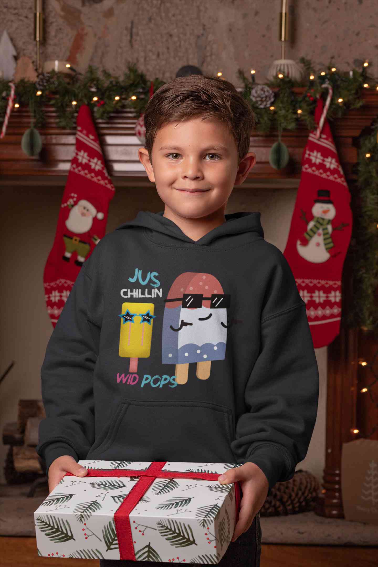 Popsicle Cartoon Boy Hoodies-FunkyTeesClub
