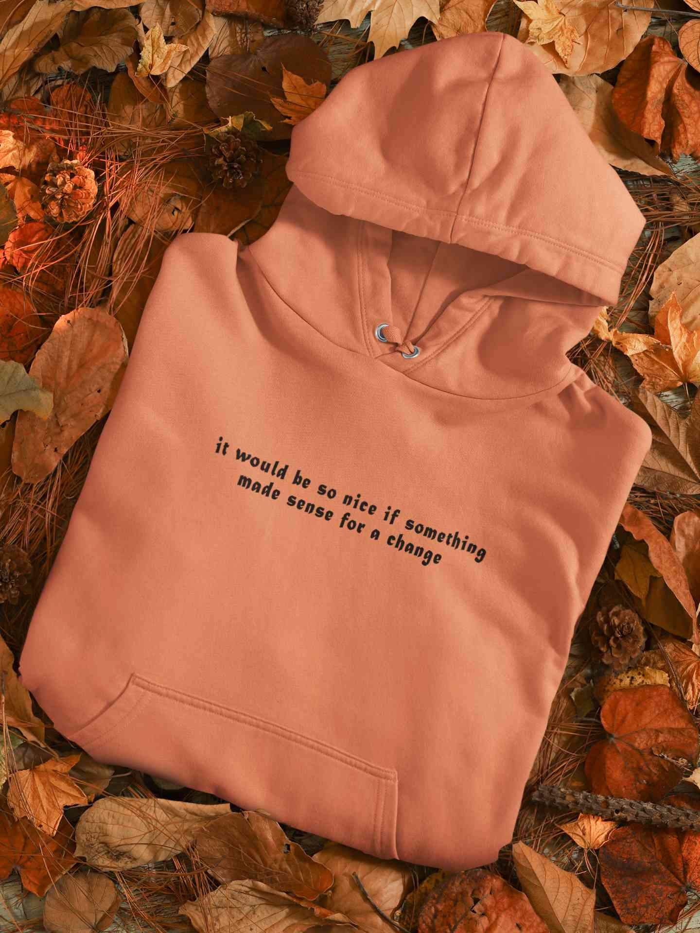 It Would Be So Nice Minimals Hoodies for Women-FunkyTeesClub