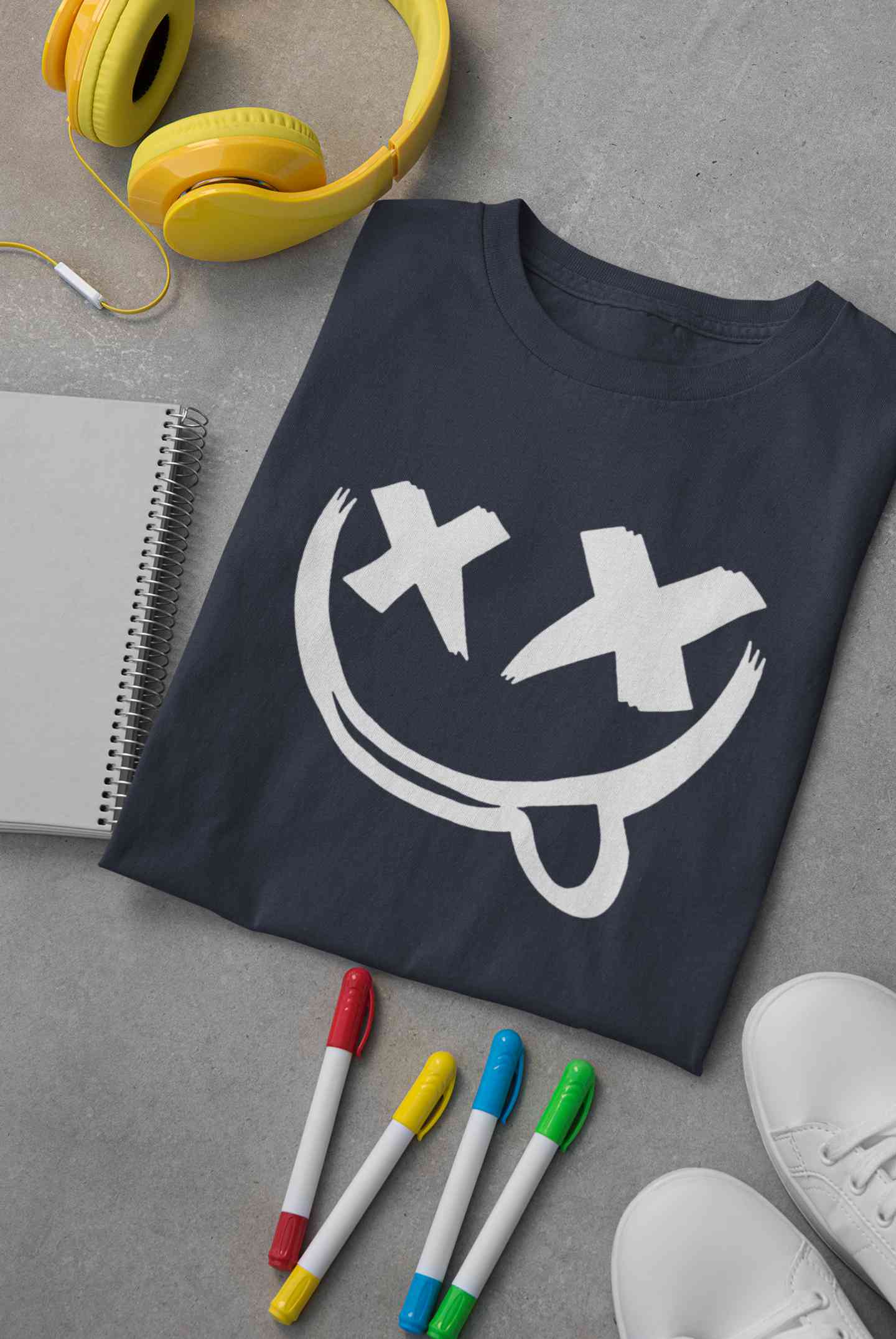 Cartoon Graphic Mens Half Sleeves T-shirt- FunkyTeesClub