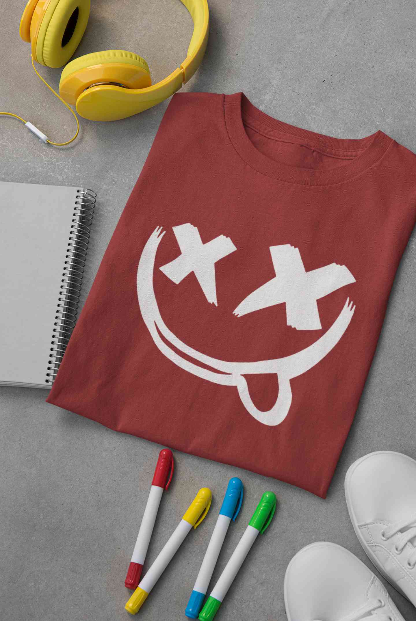 Cartoon Graphic Mens Half Sleeves T-shirt- FunkyTeesClub