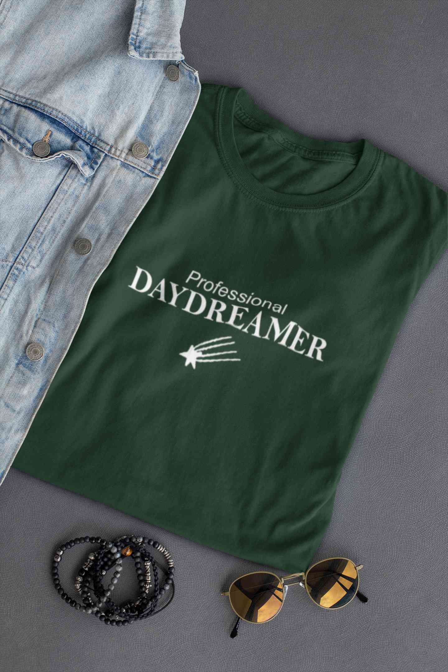 Day Dreamer Mens Half Sleeves T-shirt- FunkyTeesClub