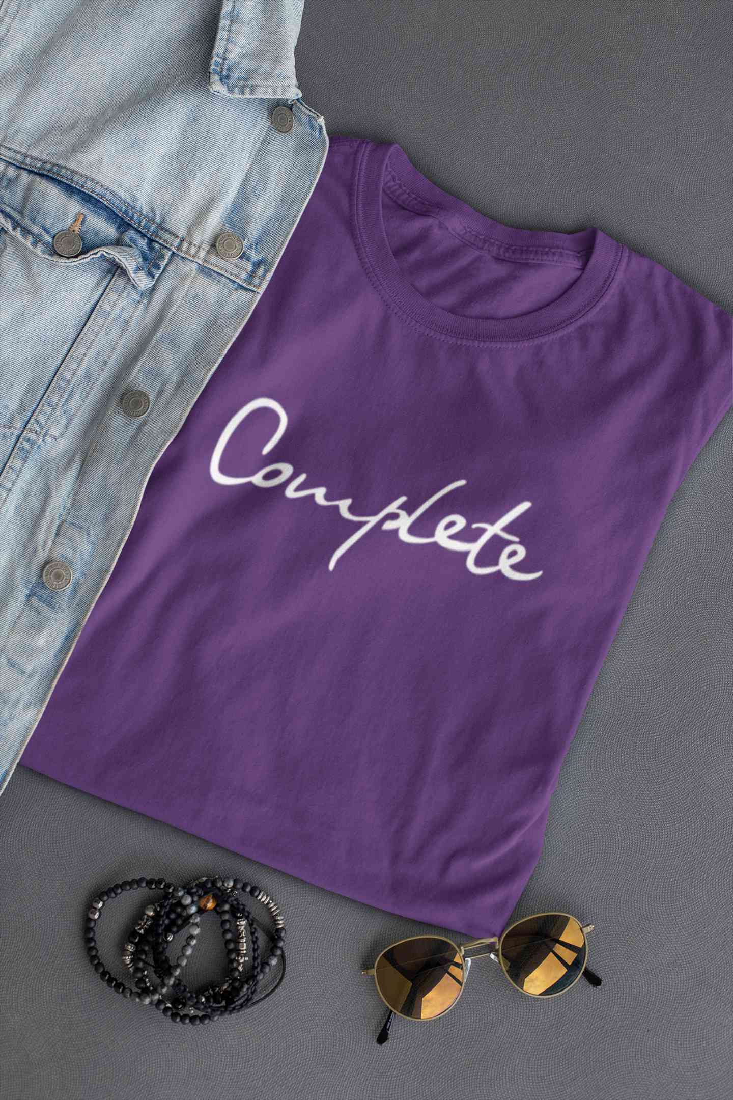 Complete Women Half Sleeves T-shirt- FunkyTeesClub