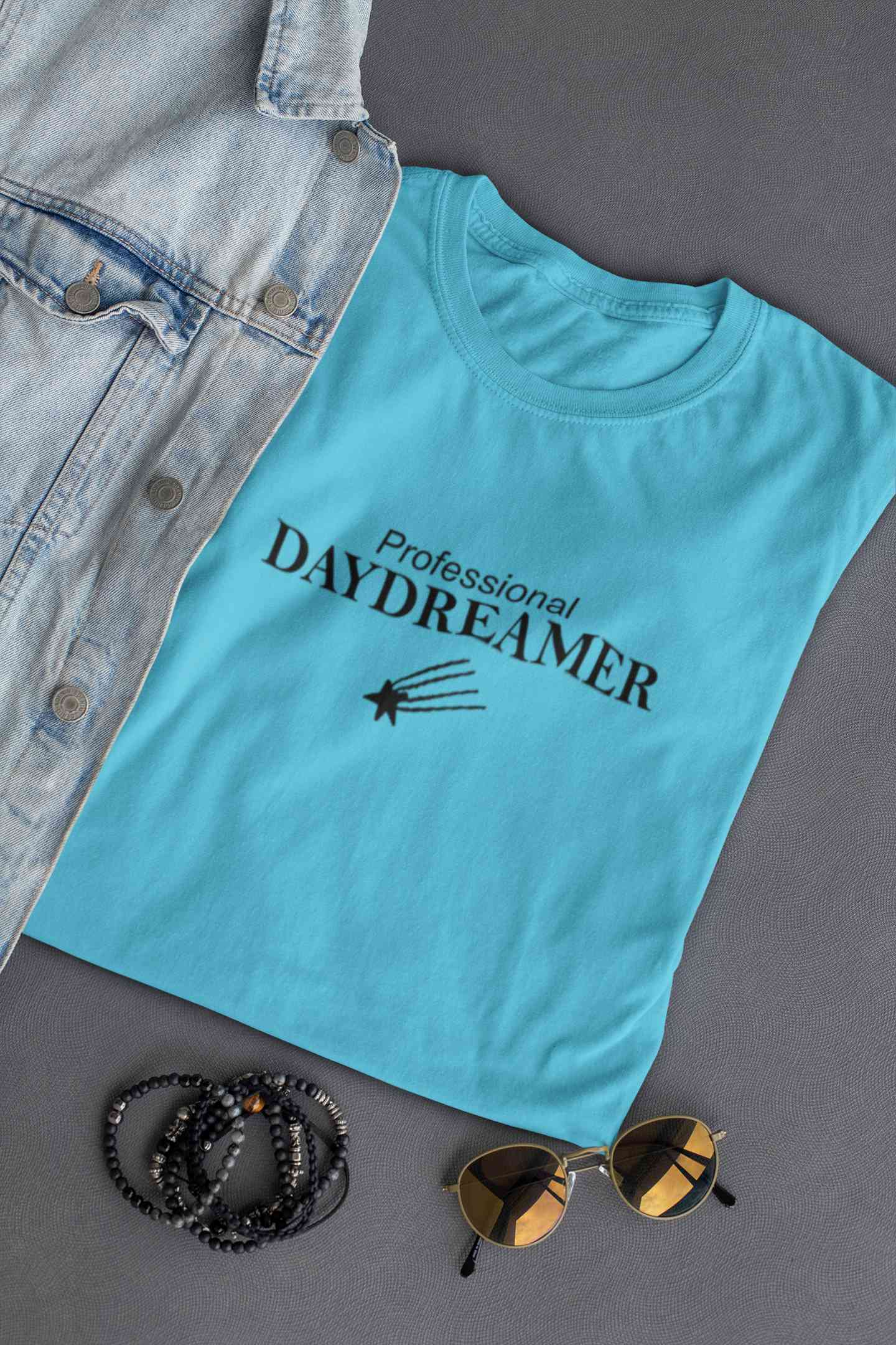 Day Dreamer Mens Half Sleeves T-shirt- FunkyTeesClub
