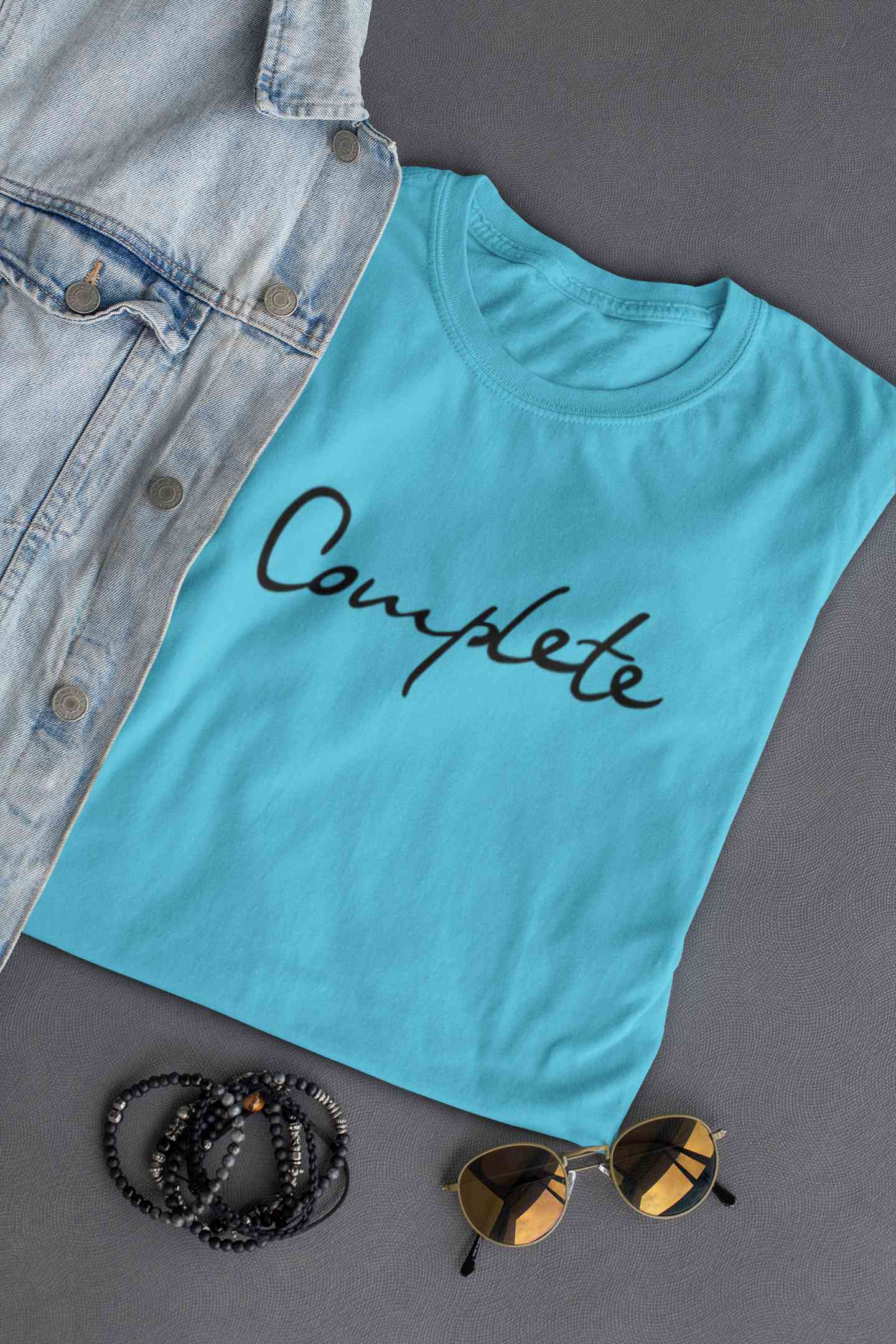Complete Women Half Sleeves T-shirt- FunkyTeesClub