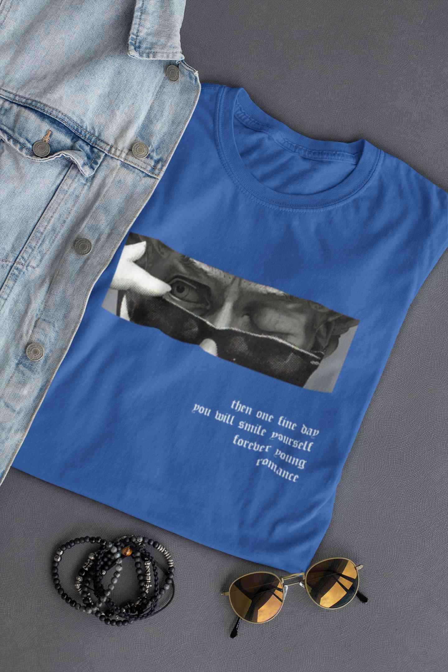 Forever Young Slogan Women Half Sleeves T-shirt- FunkyTeesClub