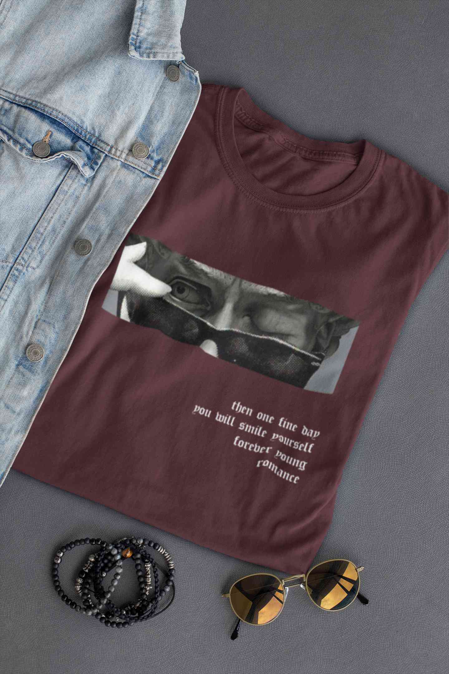 Forever Young Slogan Women Half Sleeves T-shirt- FunkyTeesClub
